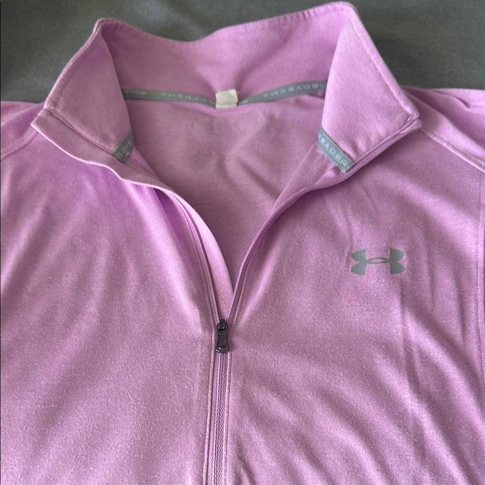 Under Armour Pink Quarter-Zip Pullover